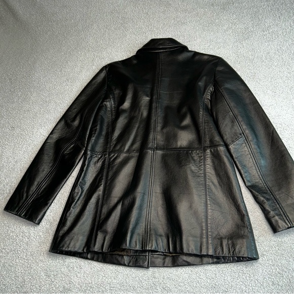 Jacqueline Ferrar Black Leather Jacket - Picture 11 of 12